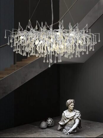 Candelabru Divino Silver 800 E14 LM, 10 surse de iluminare